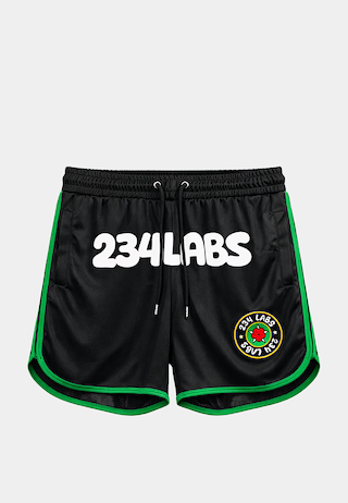 234 labs Game Shorts Black
