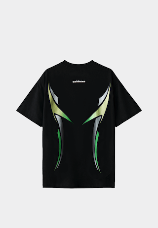 Ashluxe Race Code T-Shirt Black Green