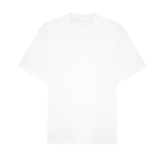 Ashluxe Blank High Neck T-Shirt - White