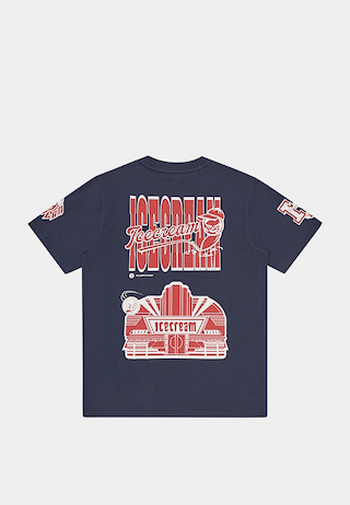 Bbc Multi Graphic T-Shirt Navy
