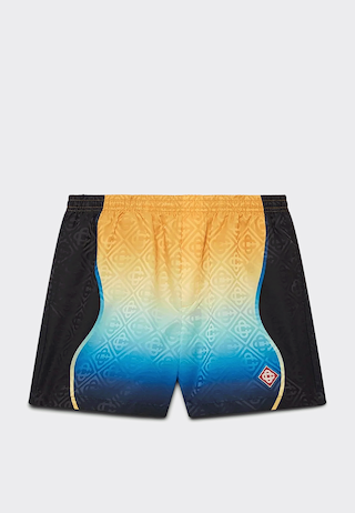 Casablanca Printed Jacquard Swim Shorts Multicolour
