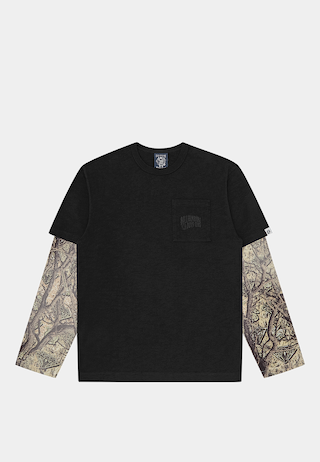 Bbc Diamonds & Dollars Tree Camo Mock Ls T-Shirt Camo