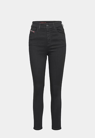 Diesel 1984 Slandy-High L.30 Trousers Black