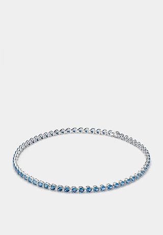 Hatton Labs Heart Tennis Chain Blue