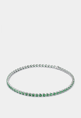 Hatton Labs Heart Tennis Chain Green