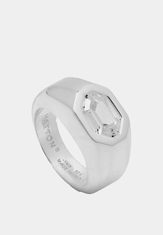 Hatton Labs Emblem Signet Ring Sterling Silver
