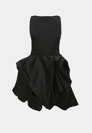 JW Anderson Peplum Dress Black