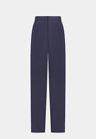 Kenzo Pleated Tailored Pant 77 Midnight Blue