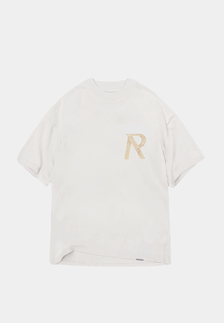 Represent Masking Tape Initial T-Shirt Flat White