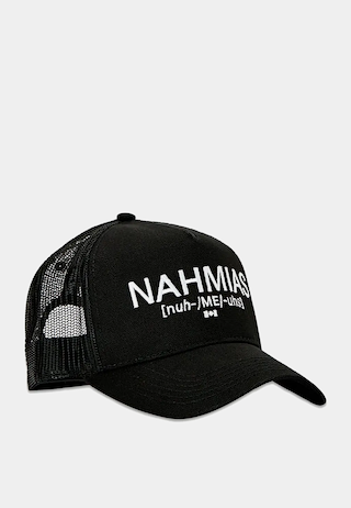 Nahmias Pronunciation Trucker Hat Black