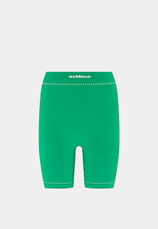 Ashluxe Female Active Biker Shorts Green White