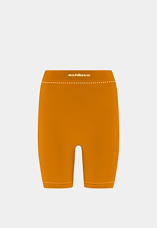 Ashluxe Female Active Biker Shorts-Orange