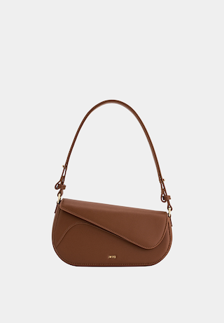 JW Pei Addisyn Shoulder Bag Brown