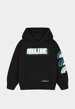 Ashluxe Bold Logo Hoodie  Black