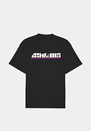 Ashluxe 3D logo Tee Black