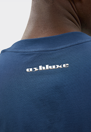 Metallic Small Logo T-Shirt Blue