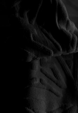 Monogram Plush Cropped Polo Shirt Black