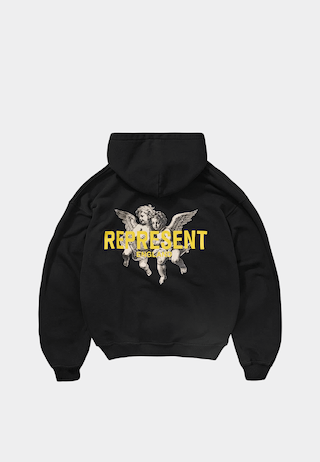 Represent Legacy Cherubs Hoodie Jet Black