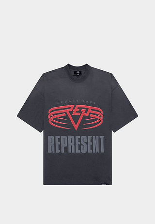 Represent Living Legacy T-Shirt Sun Fade Grey