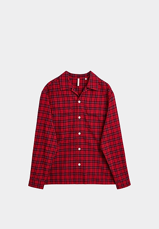 Sunflower Pocket Shirt Red Check