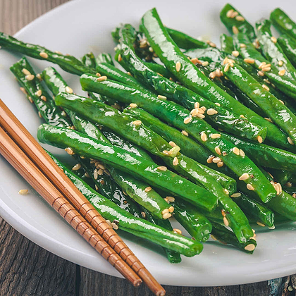 Garlic-Sesame Stir-fry Green Beans