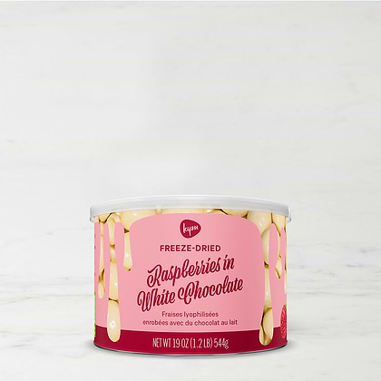 Freeze-Dried Raspberries in White Chocolate