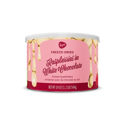 Freeze-Dried Raspberries in White Chocolate