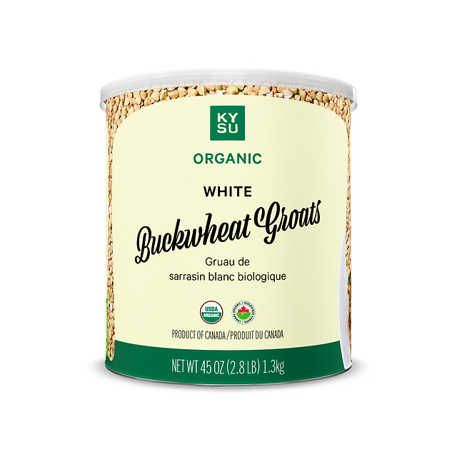 Organic White Buckwheat Groats, Hulled