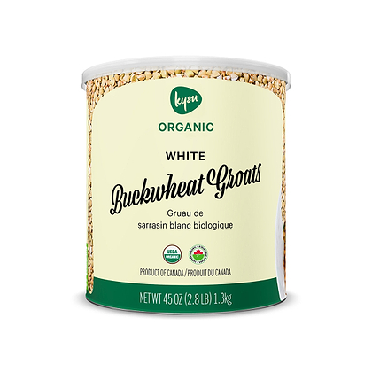 Organic White Buckwheat Groats, Hulled