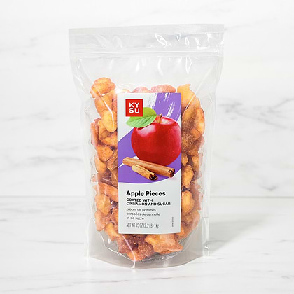 Apple Pieces Coated with Cinnamon and Sugar, 35 oz (2.2 lb) 1kg