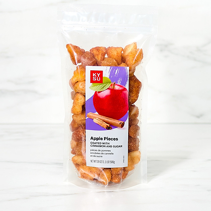 Apple pieces coated with cinnamon and sugar, 18 oz (1.1 lb) 500g