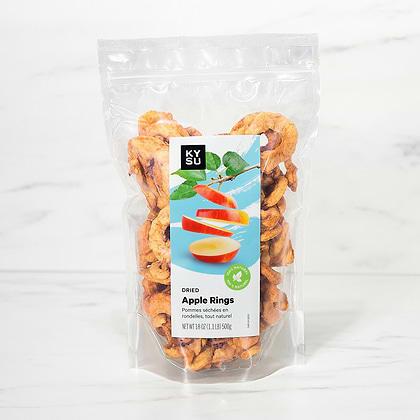 Dried Apple Rings, All Natural, 18 oz (1.1 lb) 500g