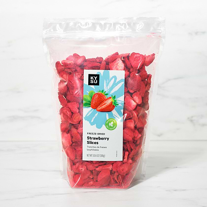 Freeze-Dried Strawberry Slices, 10.6 oz (300g)