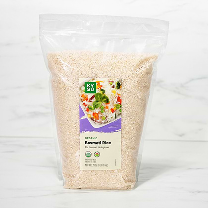 Organic Basmati Rice, 128 oz (8 lb) 3.6kg