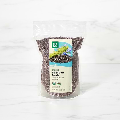 Organic Black Chia Seeds, 18 oz (1.1 lb) 500g