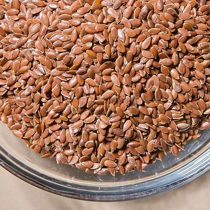 Organic Brown Flax Seeds, 35 oz (2.2 lb) 1kg