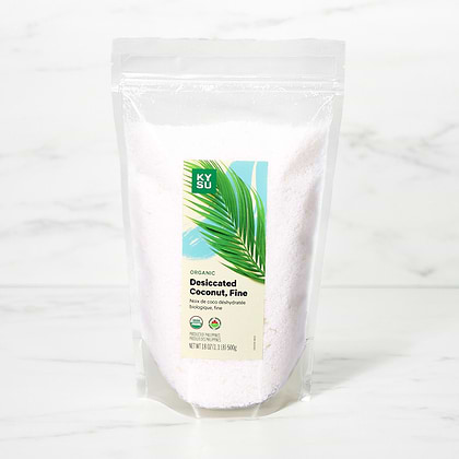 Organic Desiccated Coconut, Fine, 18 oz (1.1 lb) 500g