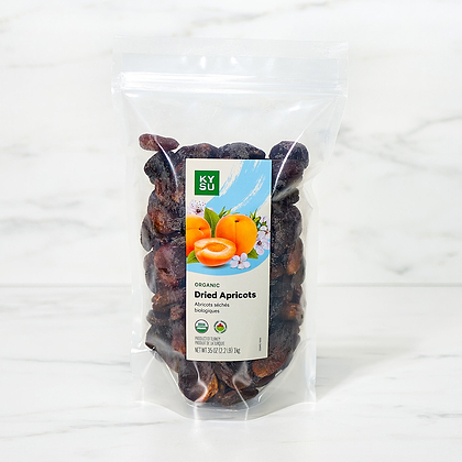 Organic Dried Apricots, 35 oz (2.2 lb) 1kg