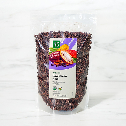 Organic Raw Cacao Nibs, 35 oz (2.2 lb) 1kg