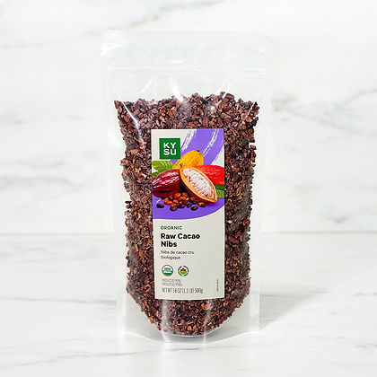 Organic Raw Cacao Nibs, 18 oz (1.1 lb) 500g