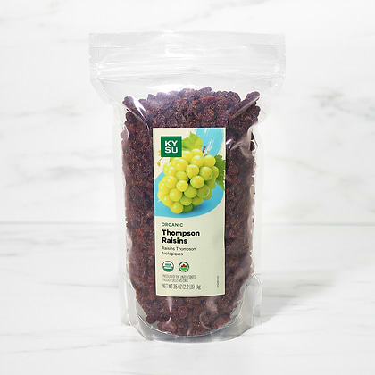 Organic Thompson Raisins, 35 oz (2.2 lb) 1kg