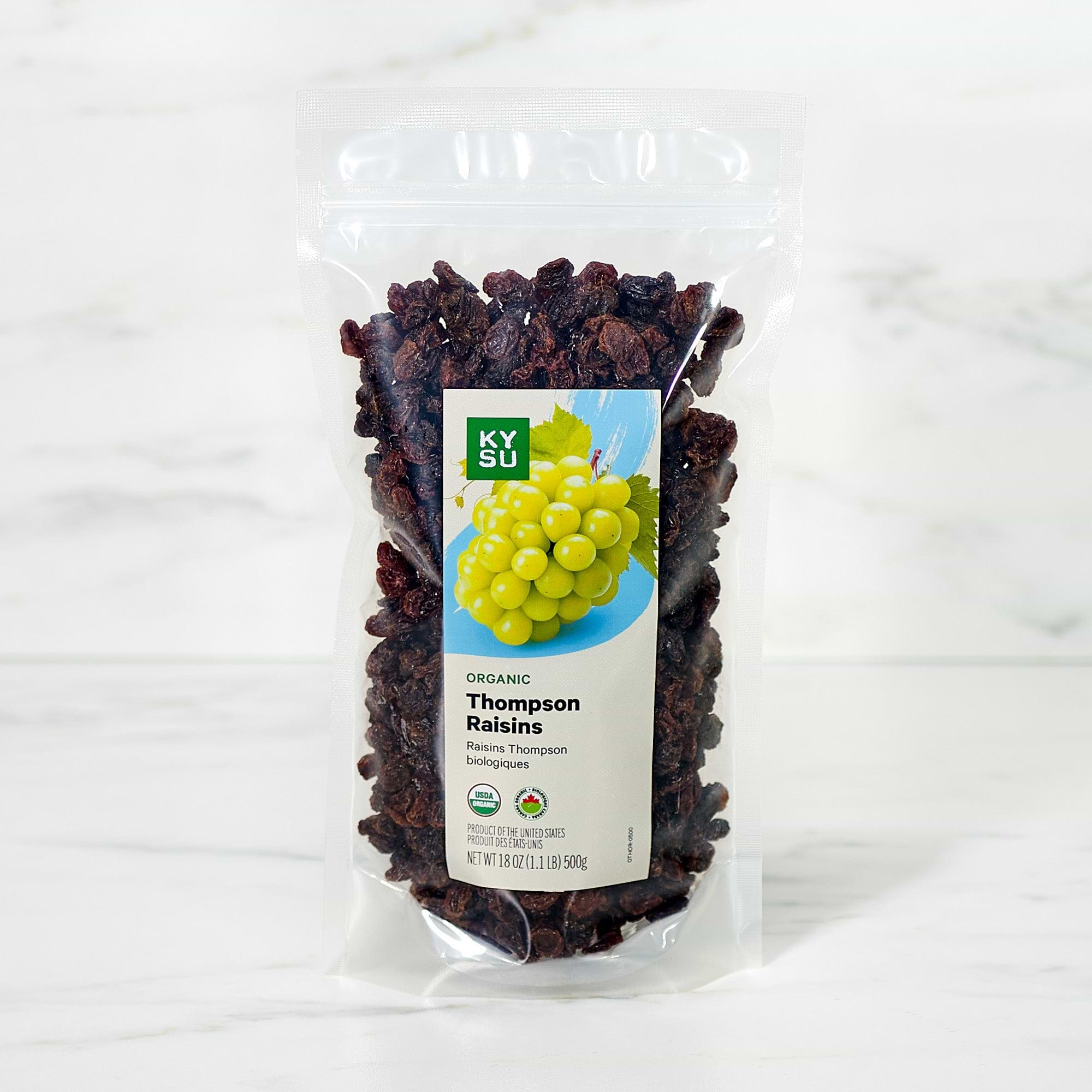 Organic Thompson Raisins 18 oz (1.1 lb) 500g