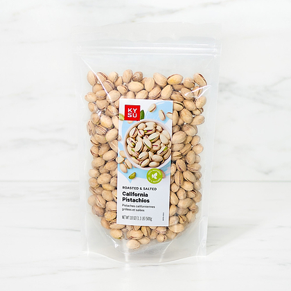 Roasted and Salted California Pistachios, 18 oz (1.1 lb) 500g