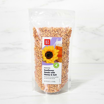 Roasted Sunflower Seeds with Honey and Salt, 18 oz (1.1 lb) 500g