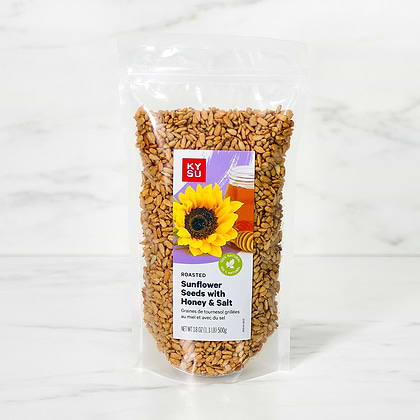 Roasted Sunflower Seeds with Honey and Salt, 18 oz (1.1 lb) 500g