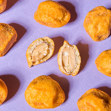 BBQ flavored peanuts