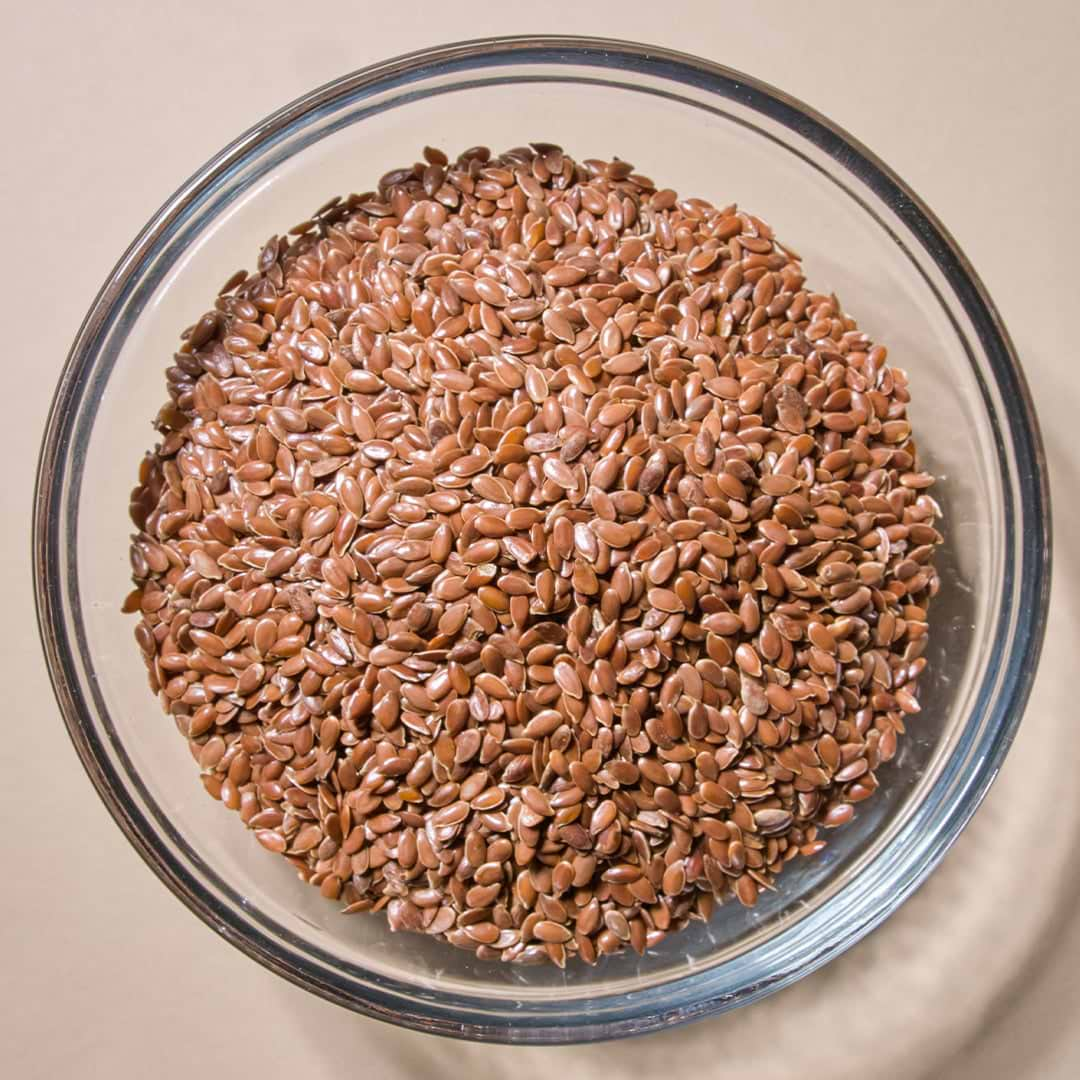 Organic Brown Flax Seeds, 1 kg (2.2 lb) | KYSU