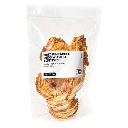 Dried Pineapple-Rings Without Additives