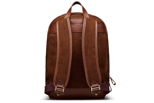 Suede Backpack - Tobacco Brown