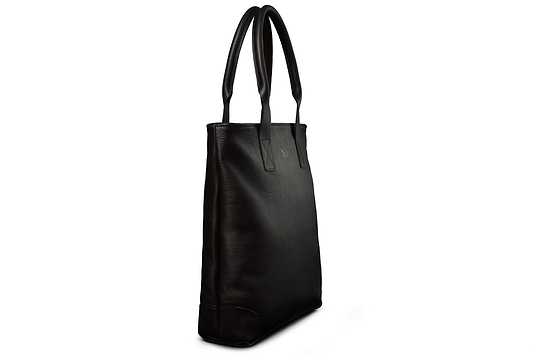 Leather Tote - Black